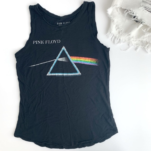 PINK FLOYD PRISM SOFT TANK TOP BLACK - Picture 2 of 3